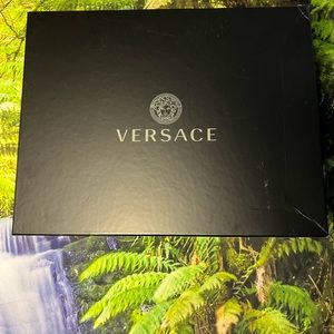 All white Versace men shoes